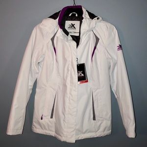 White all-weather jacket